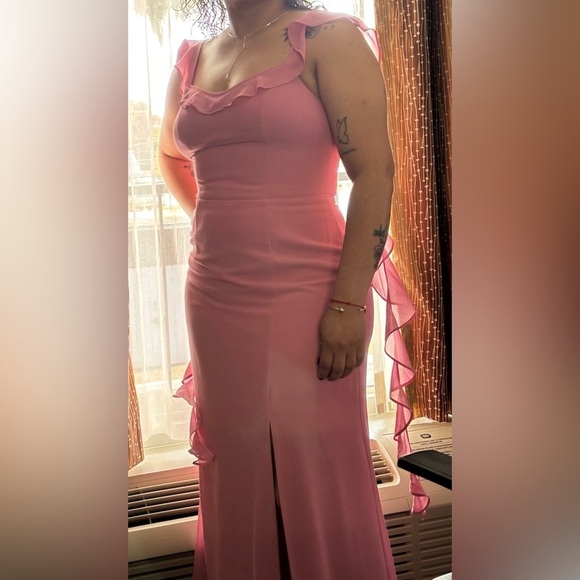 David's Bridal Dresses & Skirts - David's Bridal Pink Sleeveless Wedding Dress